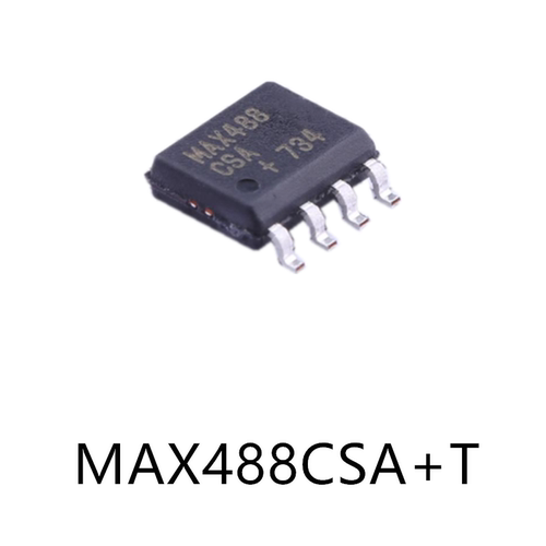 MAX488CSA+T SOIC-8原装RS-485/RS-422芯片电子元器件贴片收发器