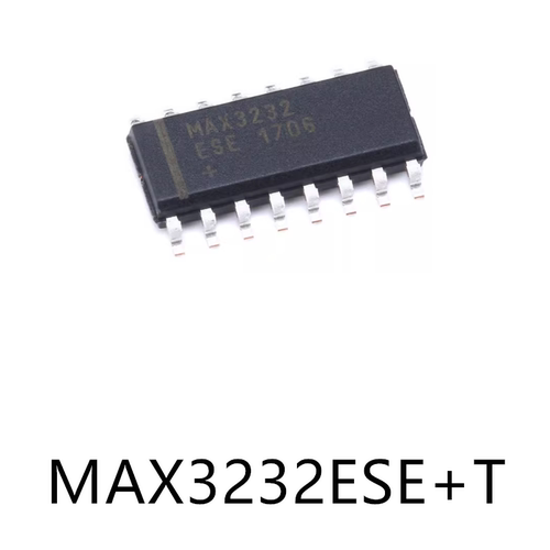 MAX3232ESE+T SOIC-16原装RS-485RS-232芯片电子元器件贴片收发器