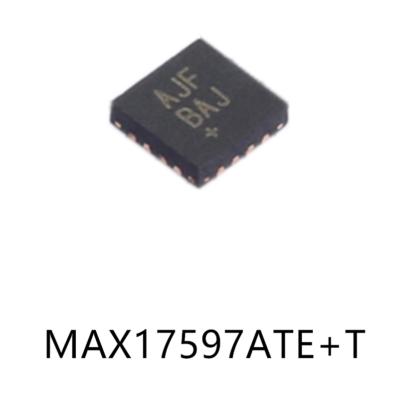 MAX17597ATE+T封装TQFN16原装DC-DC电源芯片集成ic贴片电子元器件