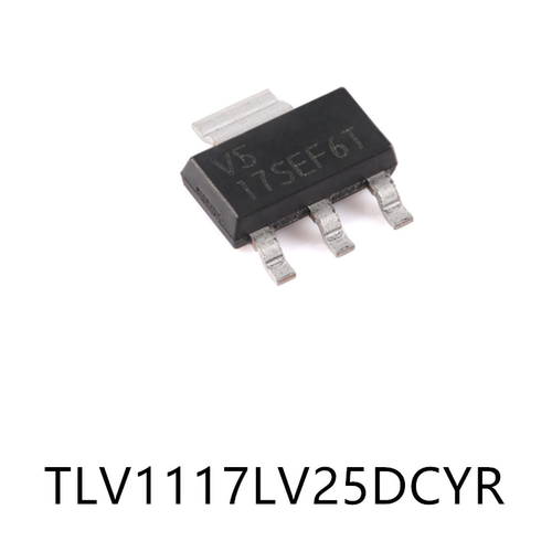 TLV1117LV25DCYR SOT-223-4原装固定线性稳压器LDO芯片输出电流1A