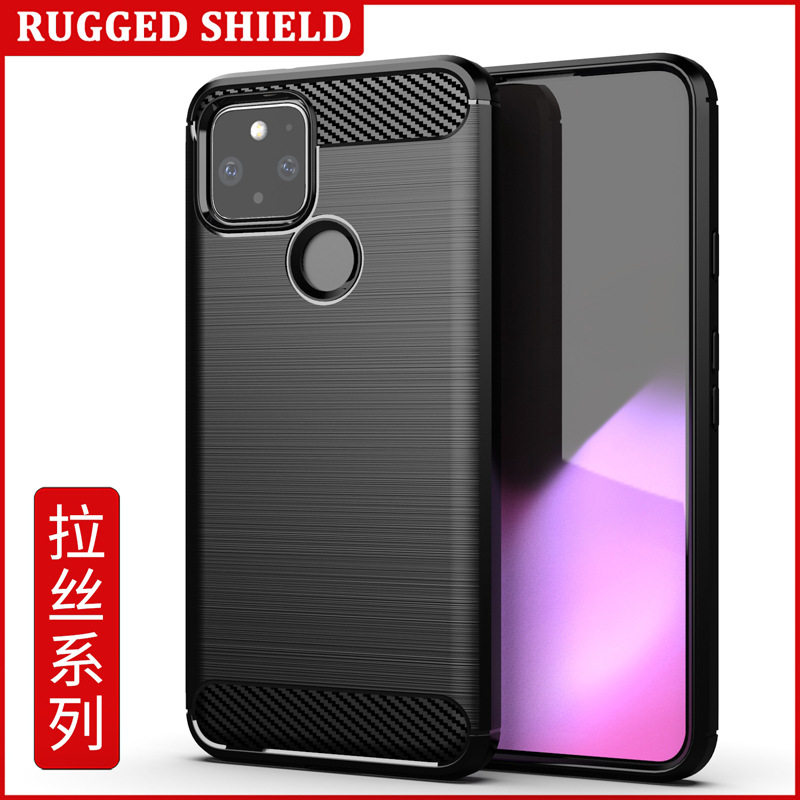 适用谷歌pixel 5手机壳google pixel5保护套全包防摔拉丝防滑软壳