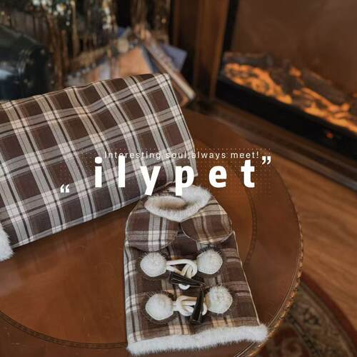 ilypet悦宠屋 新年宠物猫猫狗狗氛围感毛毯 睡垫