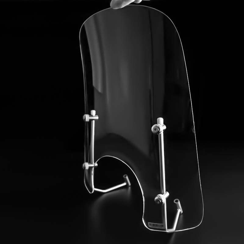 新品三阳飞度4fiddle4改装进口挡风玻璃烟灰色前挡风风挡防风板护