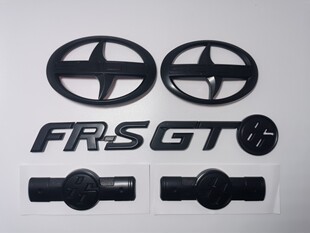 改装 前后标侧标个性 黑武士车标北美贴标 86改装 GT86叶子板侧标改装