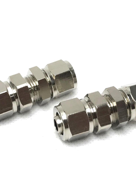 快拧穿板直通YPN-S6mm气管接头充气柜隔板PM8锁母气咀尼龙管10*8