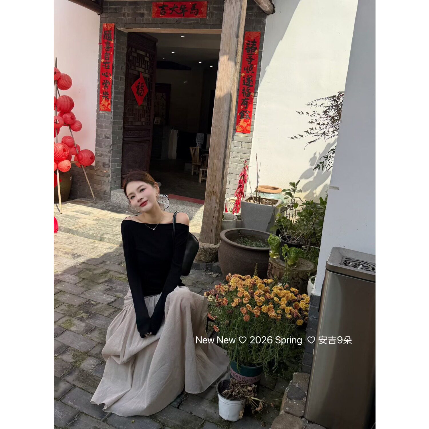 五折福利。       新款韩版洋气漏肩设计感不规则显瘦长袖T恤上衣