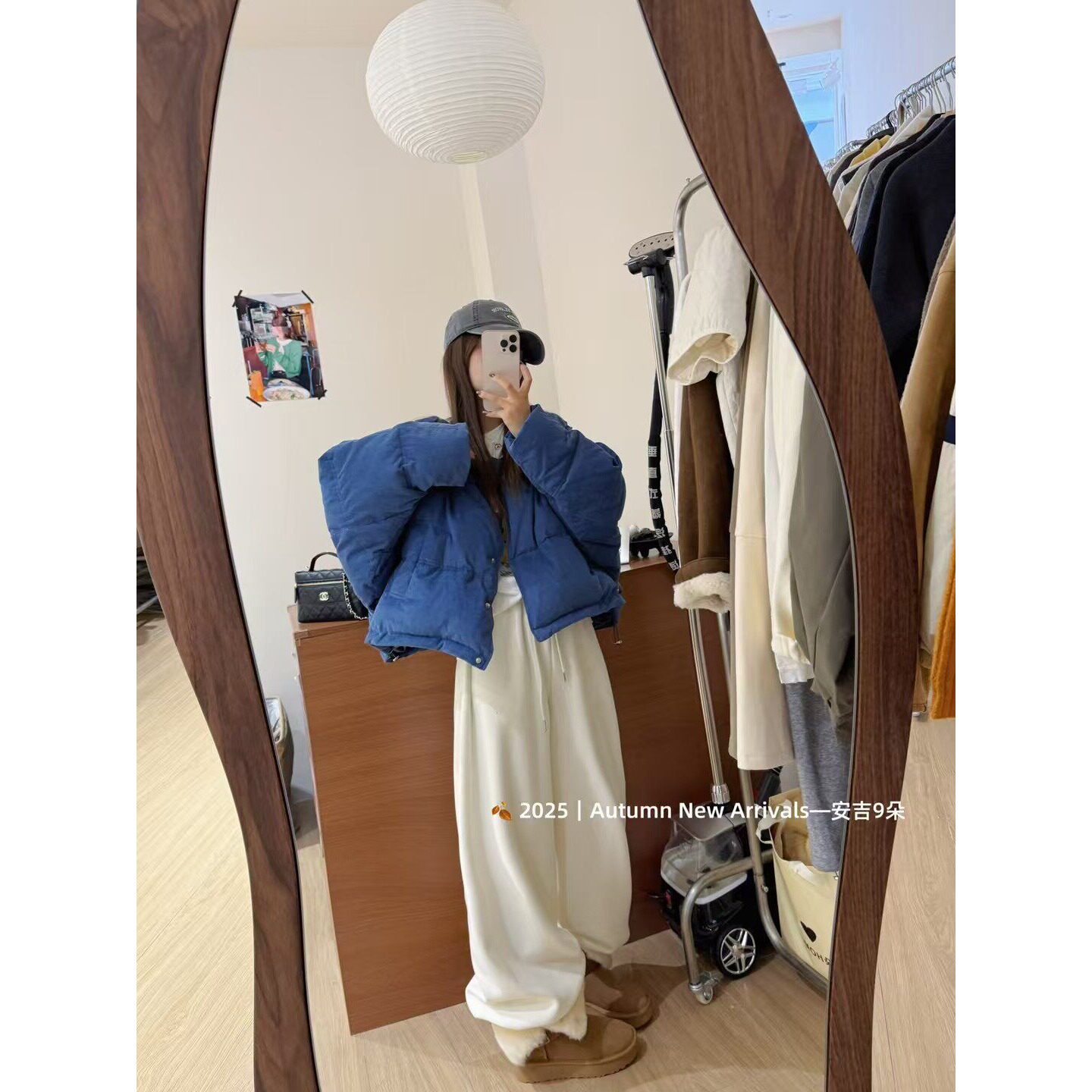五折福利。 韩版宽松加厚保暖圆领羽绒服女时尚休闲短外套上衣潮