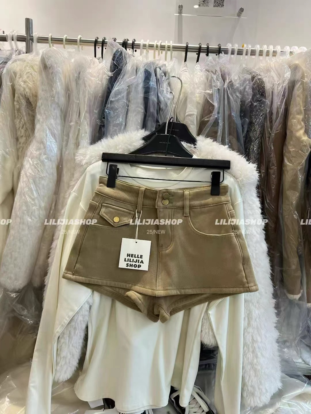 韩国东大门2025冬季新款韩版宽松休闲高腰显瘦直筒牛仔裤女半身裙