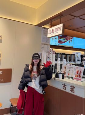 泡菜订制90白鸭绒羽绒服2025冬季新款韩版宽松显瘦百搭休闲短外套