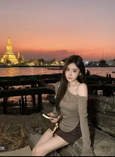 2026春季新款时尚纯欲性感一字肩连体长袖T恤女字母印花上衣潮ins