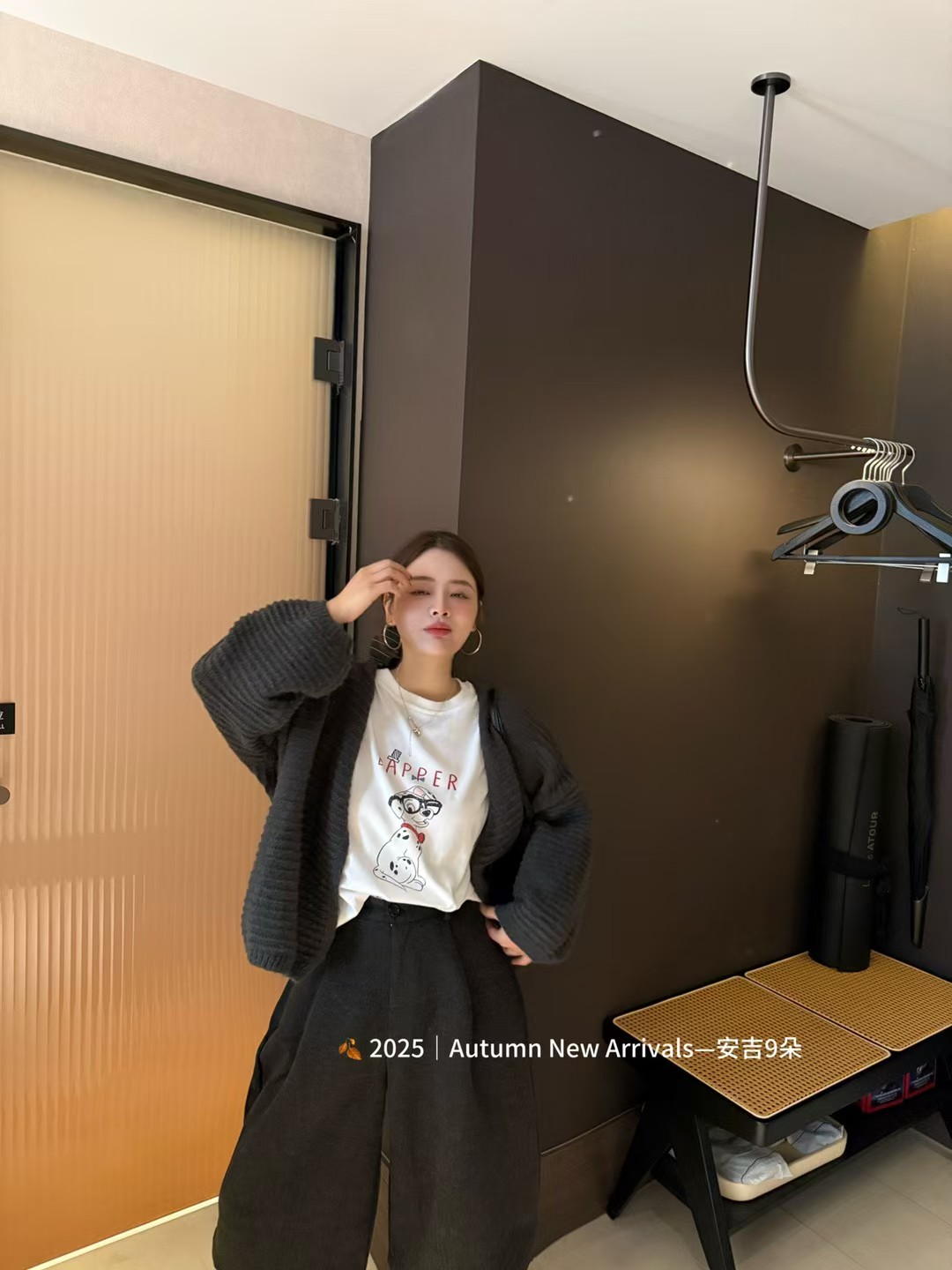 韩国东大门2025秋季新款韩版宽松v领洋气百搭休闲加厚毛衣开衫潮