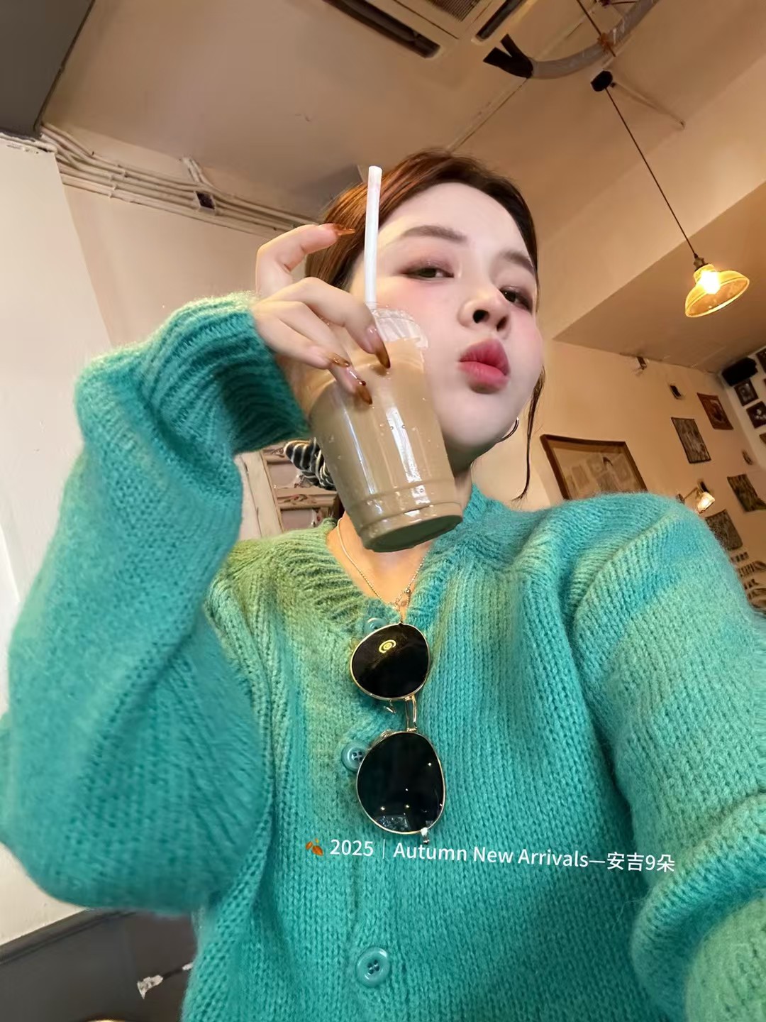 韩国东大门2025秋季新款韩版宽松显瘦针织开衫女百搭毛衣外套上衣