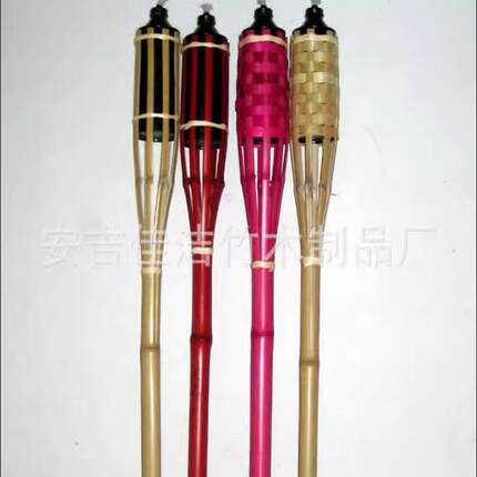 火把节晚会现货天然竹火把 彩色竹火炬 婚庆节庆篝火晚会用