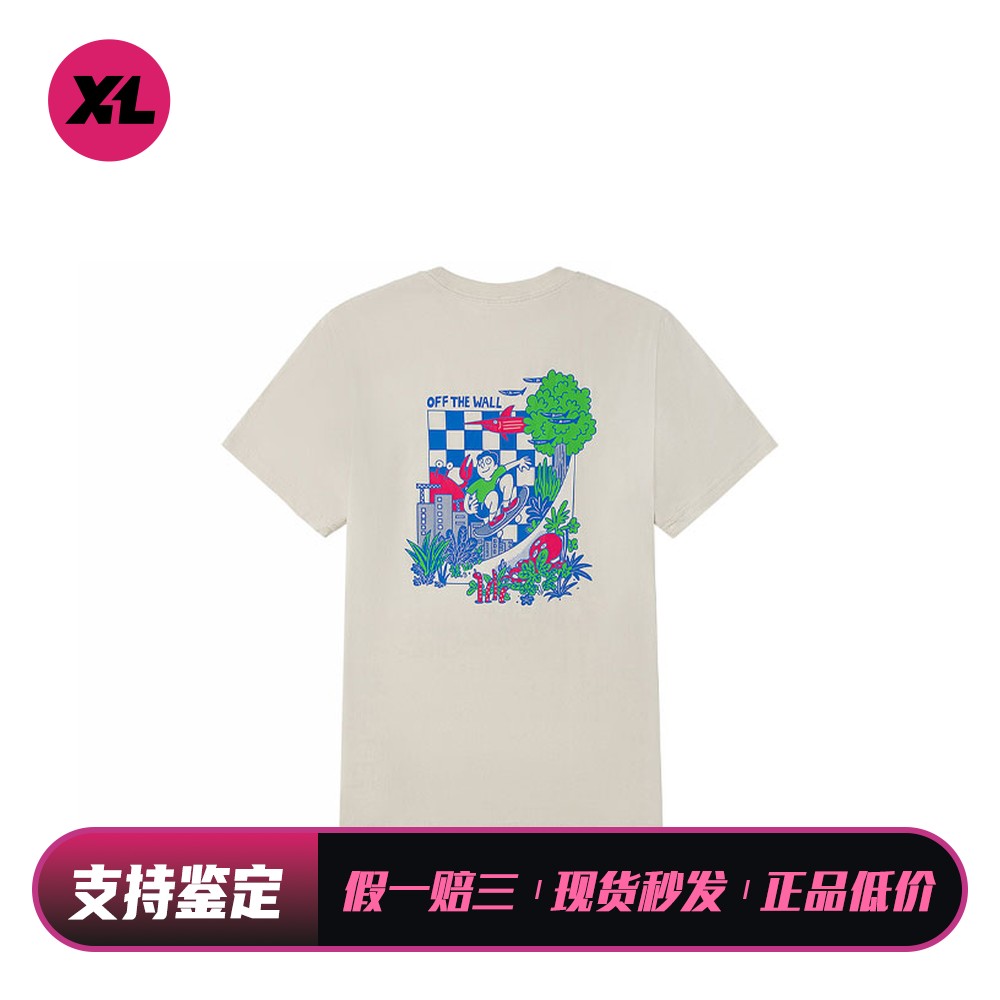 【喜樂运动】 Vans T恤 卡通动漫动物图案植物花卉字母人物格子