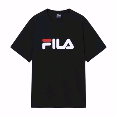 FILA斐乐 品牌Logo圆领套头短袖 T恤 男女同款