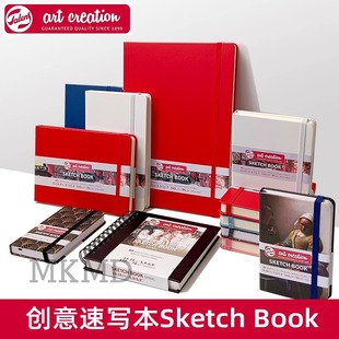 荷兰泰伦斯速写本TAC Sketch Book彩色硬壳创意素描本手账本140g