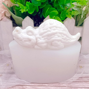 鳄鱼犀牛石膏硅胶模具diy大象河马水牛滴胶巧克力香皂水泥矽胶模