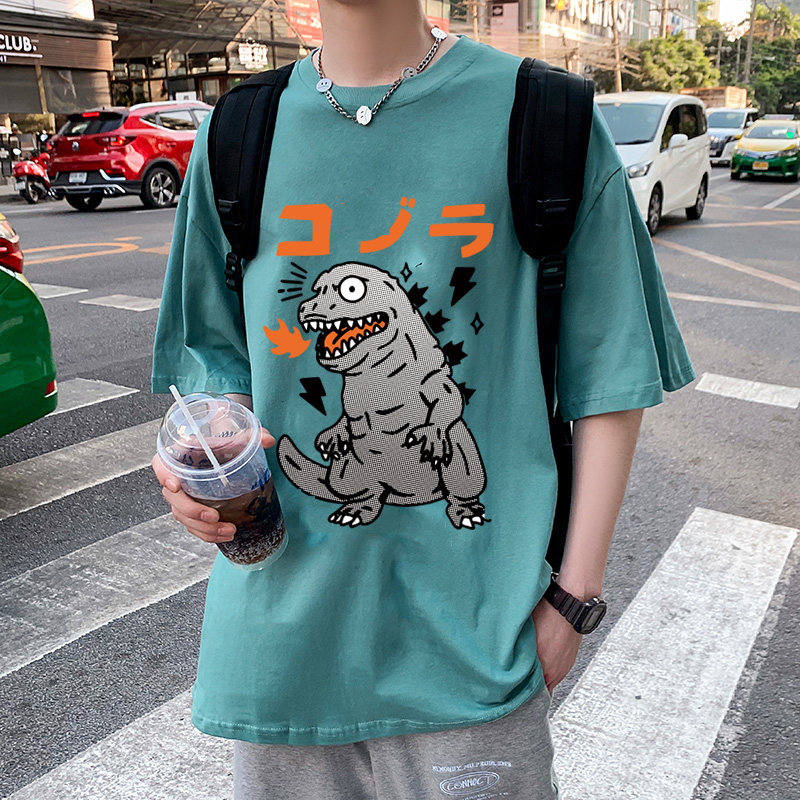 男新款宽松潮牌打底衫短袖t恤