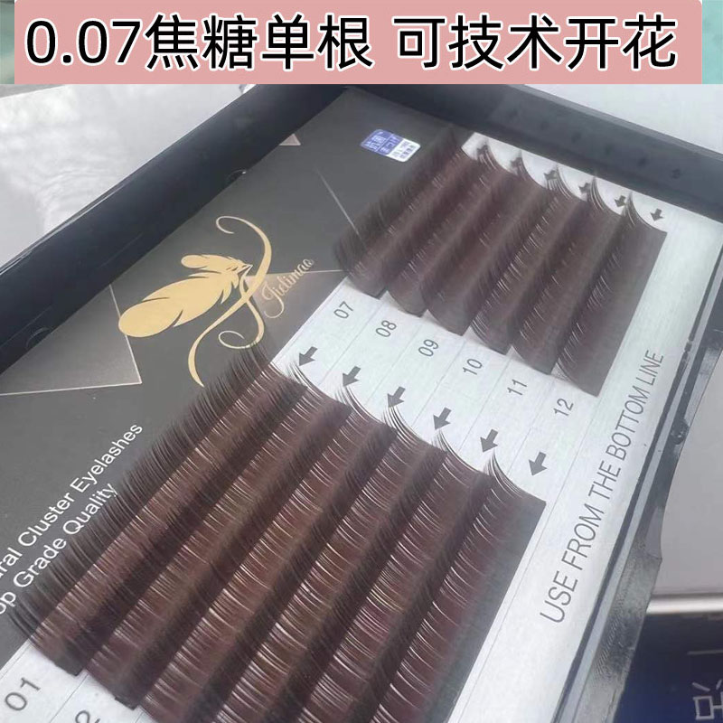 睫毛蒲公英山茶花种植单根咖啡色
