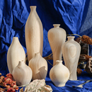 花瓶木胎大漆材料漆艺丙烯画材diy摆件原木毛坯彩绘 漆器木制中式