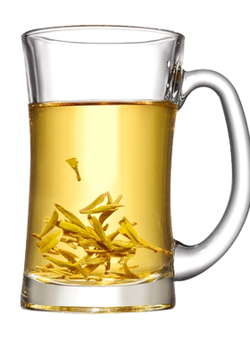 Ocean进口玻璃杯带把绿茶杯