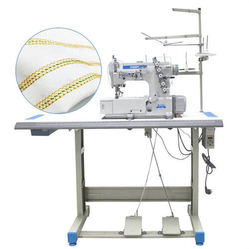 全新500D绷缝机大方头缝纫机裁缝机工业Interlock sewing machine