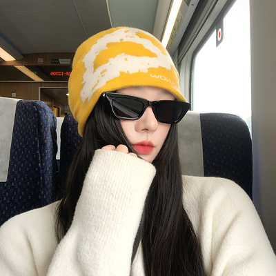 大头怪售针织滑雪内盔帽
