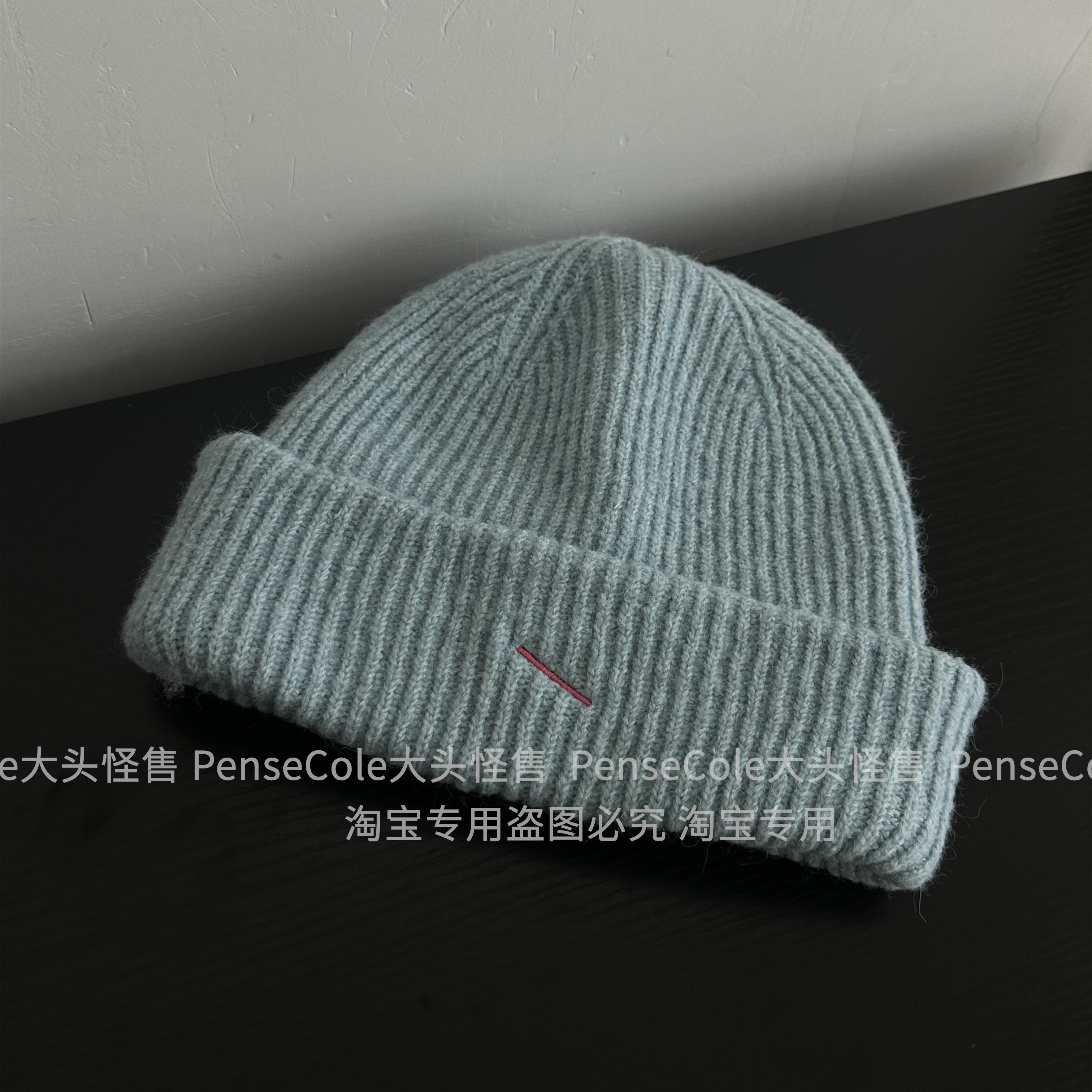 大头怪售针织帽女秋冬毛线帽保暖帽登山加厚显脸小冷帽大头围帽子