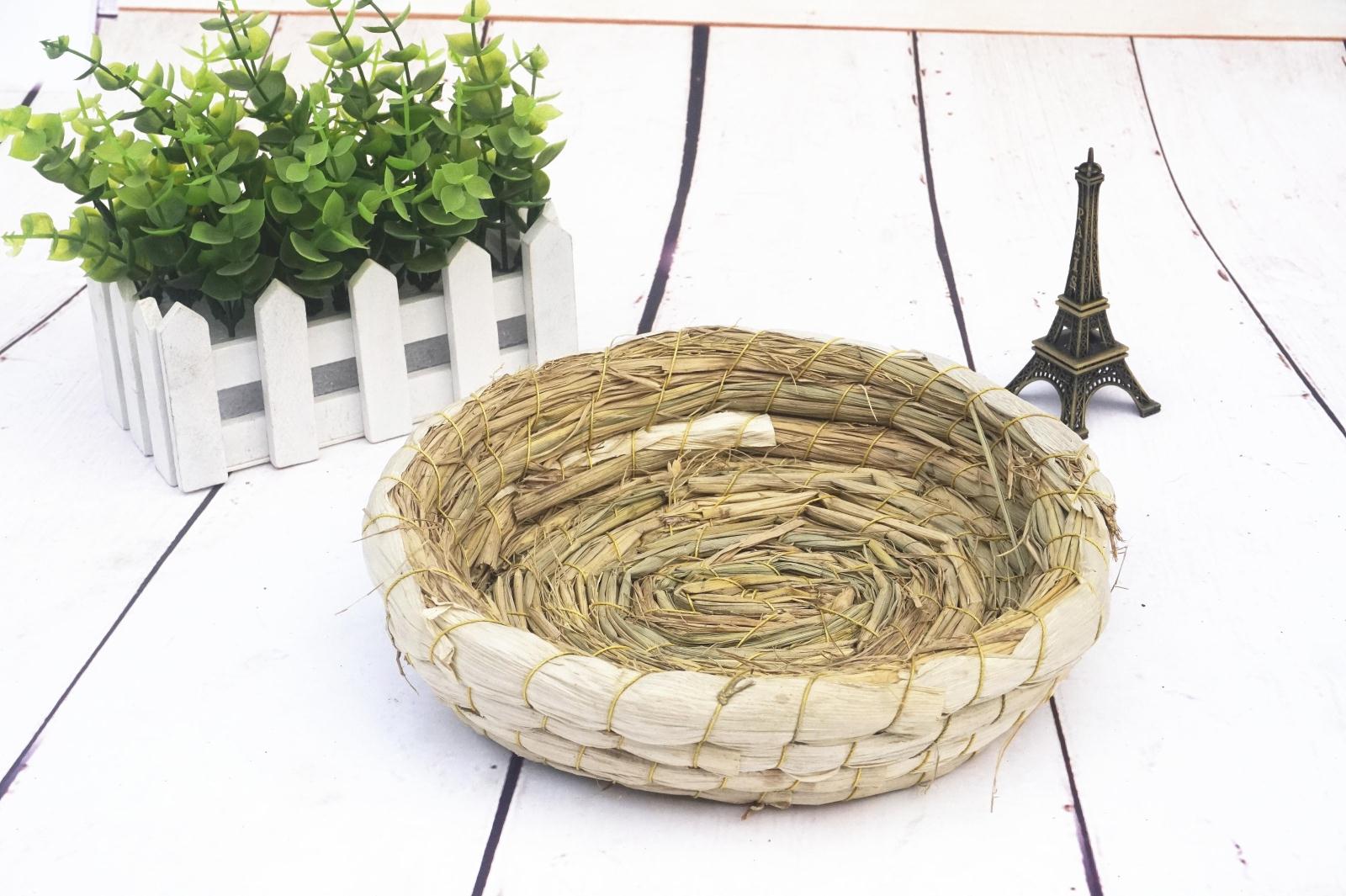 信鸽用品/鸽具/鸽子窝 赛鸽草盆 信鸽草窝 鸟巢 稻草盆