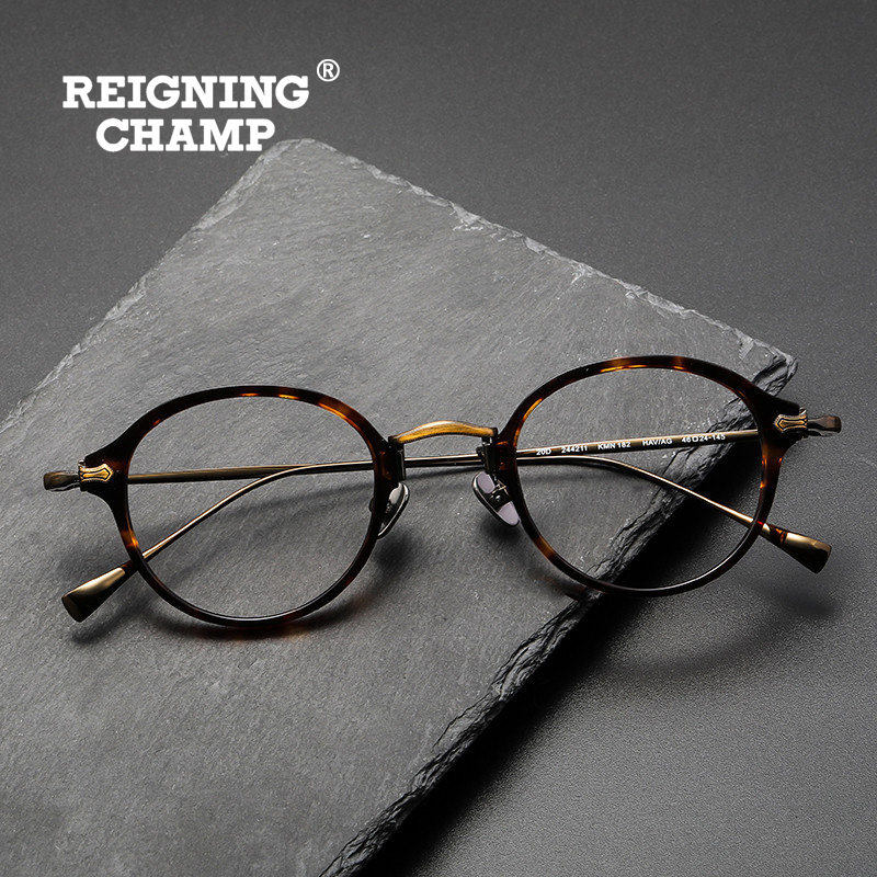 万年眼镜同款KMN182纯钛高度近视