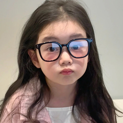 小阿鱼同款儿童腮红眼镜
