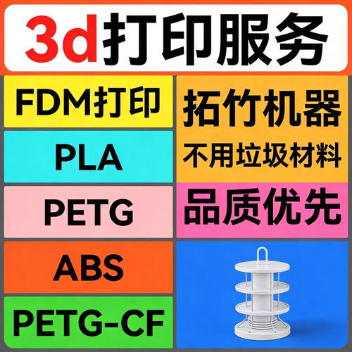 FDM3D打印定制手办模型工业级