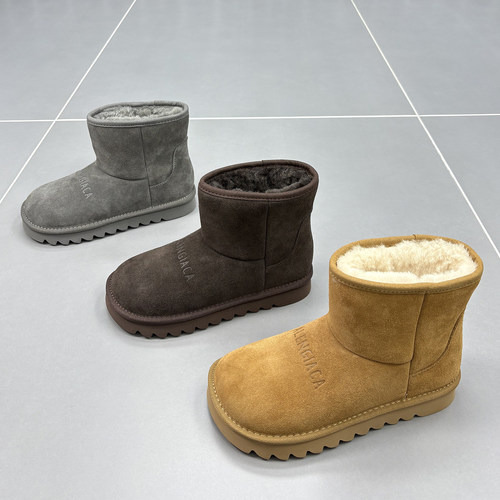 真皮羊毛雪地靴女2025冬季新款