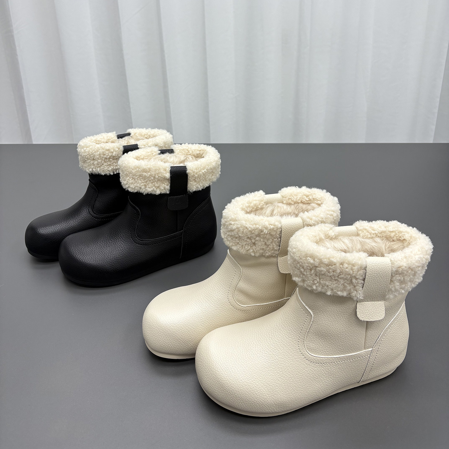 真皮羊毛雪地靴女2025冬季新款防水内增高厚底加厚保暖牛皮棉靴