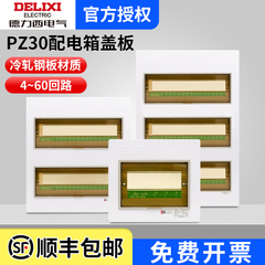 德力西家用配电箱盖板PZ30面板强电箱明暗装空开盒电表箱外壳盖子