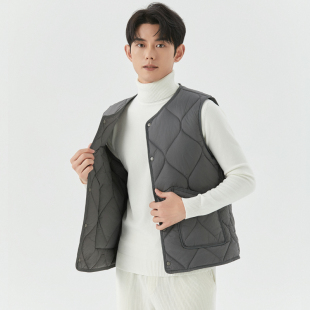 羽绒棉马甲男轻薄打底保暖背心坎肩内胆小棉袄内穿坎肩马夹外套