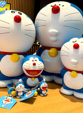 正版卡通哆啦A梦蓝胖子存钱罐创意叮当猫男女儿童储蓄罐摆件礼品