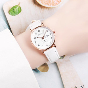 电子手表女款初中生2025新款带日历考试专用夜光防水儿童手表女孩