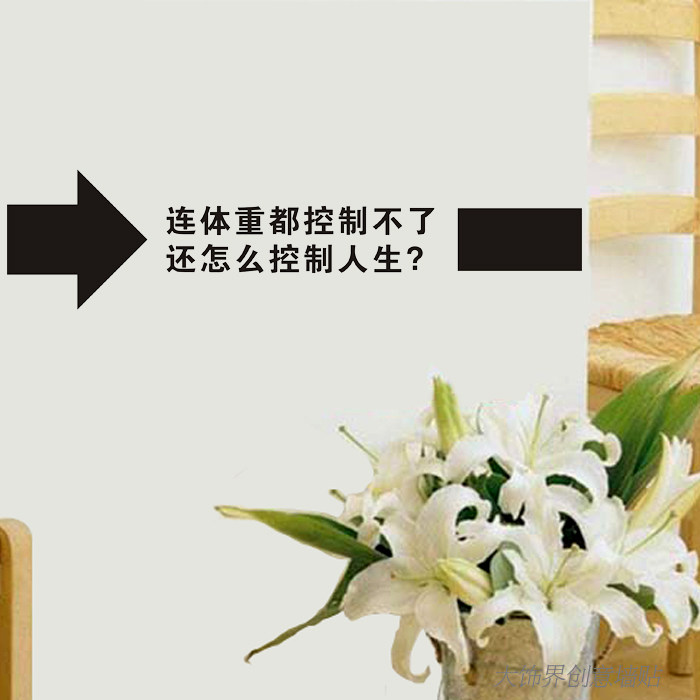 Lose weight Self-Improvement originality Excitation Written words Wall stickers Slimming Body plastic core dormitory dorm Bedside personality Stickerin the Home accessories , Stickers , Wall Stickers  category - from Buy2taobao.com to provide professional Taobao agent buy service