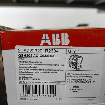 ABB GSH202 AC-C63/0.03
