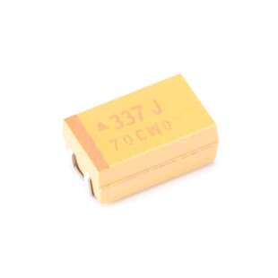 7343贴片钽电容 D型 330uF(337) 10% 6.3V 10V TAJD337K010RNJ