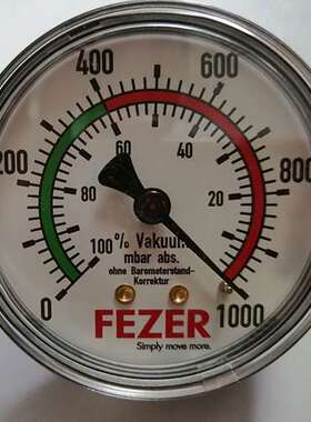 德国FEZER真空表111.12.063