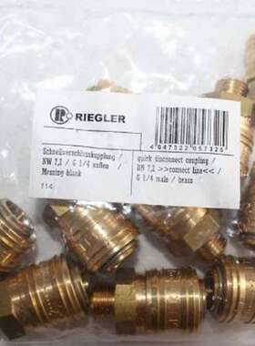 德国 RIEGLER直插式接头226.01-45