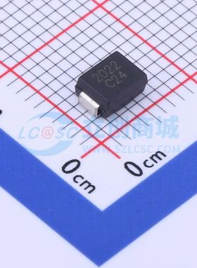 1.0SMBJ24CA 静电和浪涌保护(TVS/ESD) DO-214AA(SMB) 1.0SMBJ24C