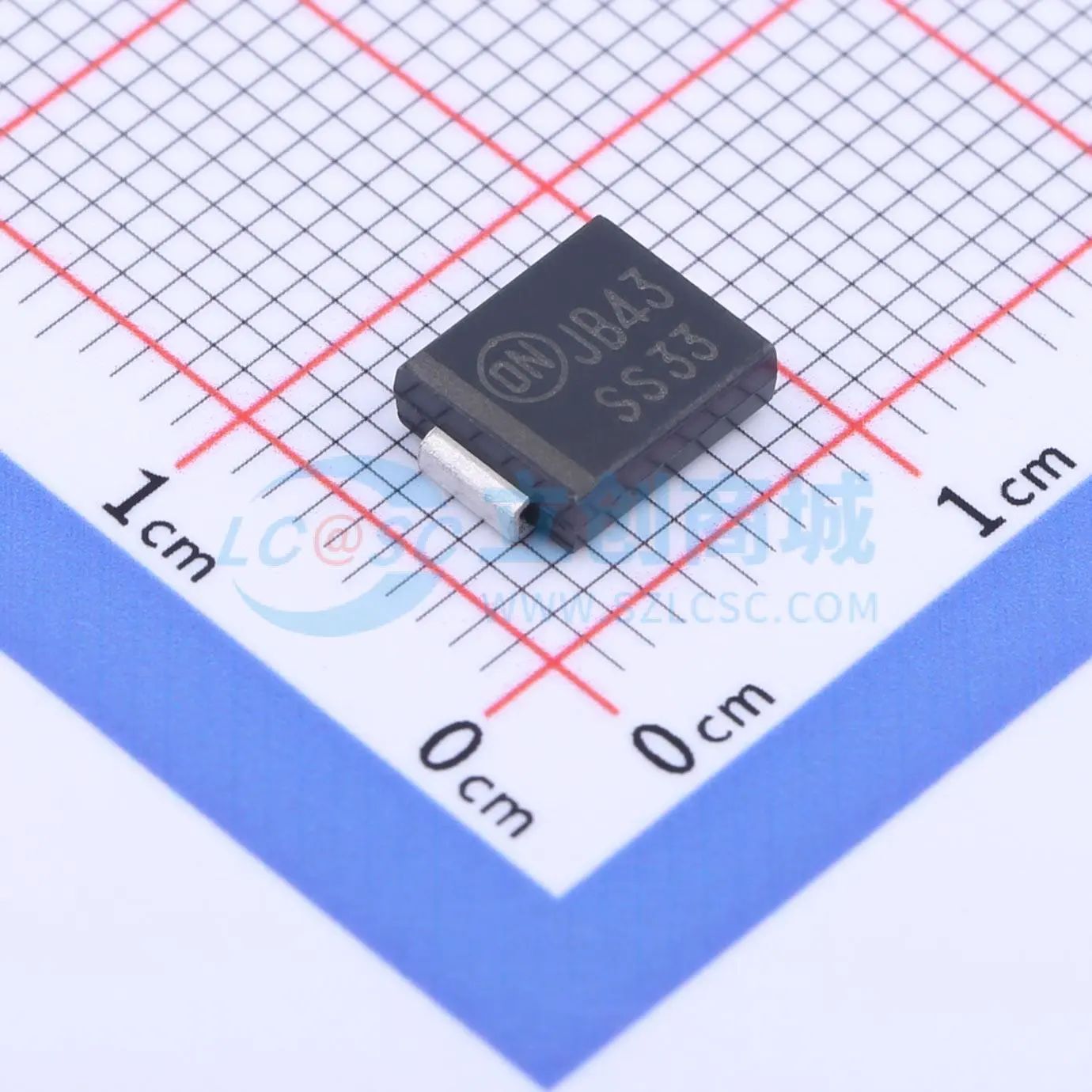 SS33 肖特基二极管 SMC(DO-214AB) 电压:30V 电流:3A