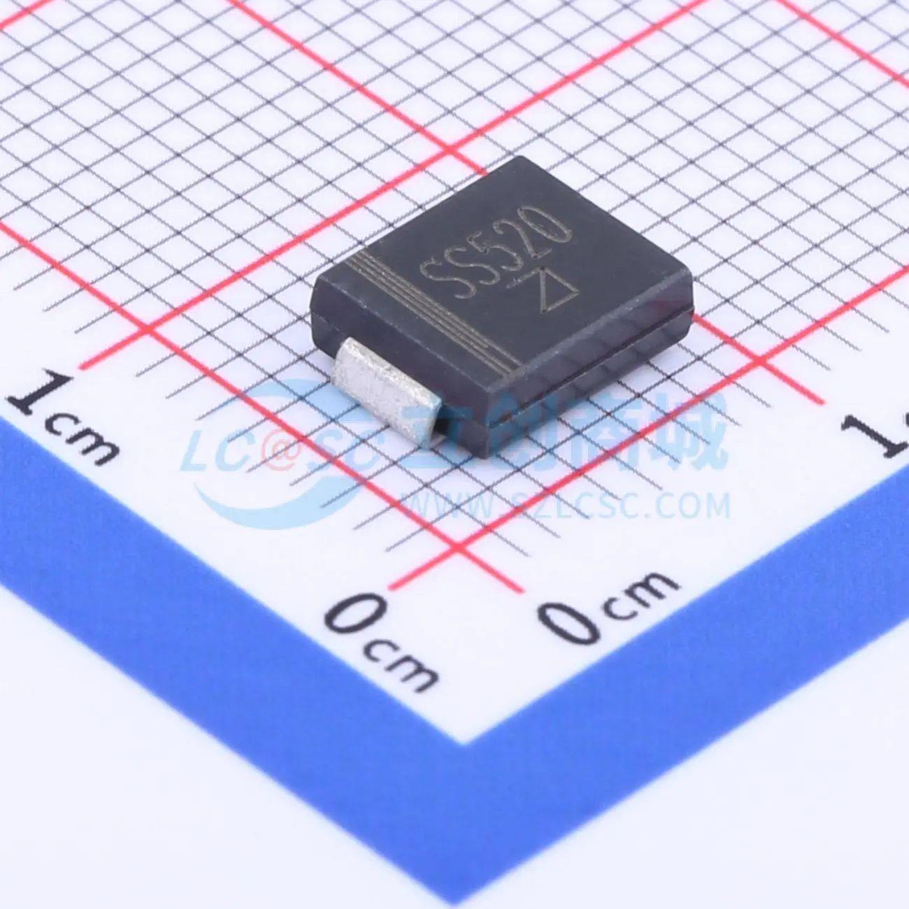 SS520 肖特基二极管 SMC 电压:200V 电流:5A