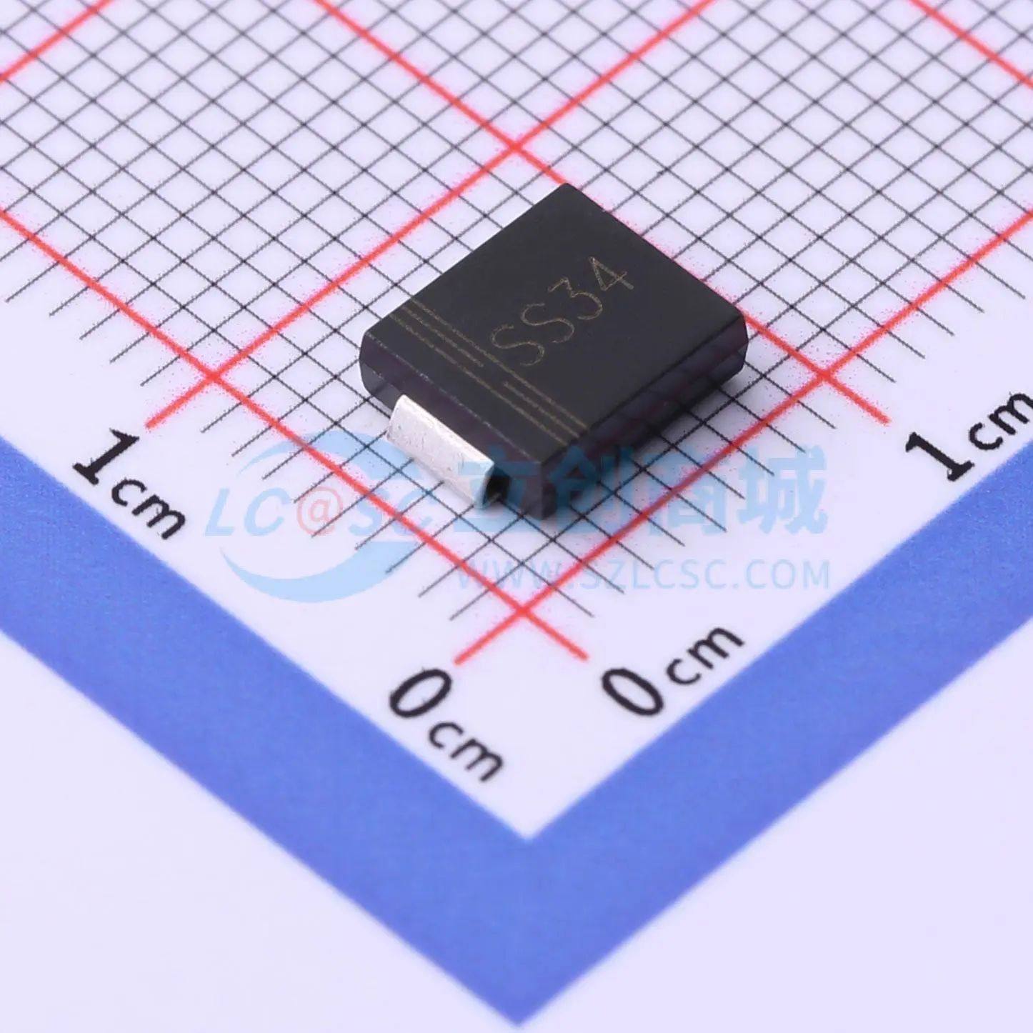 SS34C 肖特基二极管 SMC 电压:40V 电流:3A,电子元器件市场,芯片,淘宝优惠券,粉丝福利购,淘宝优惠卷