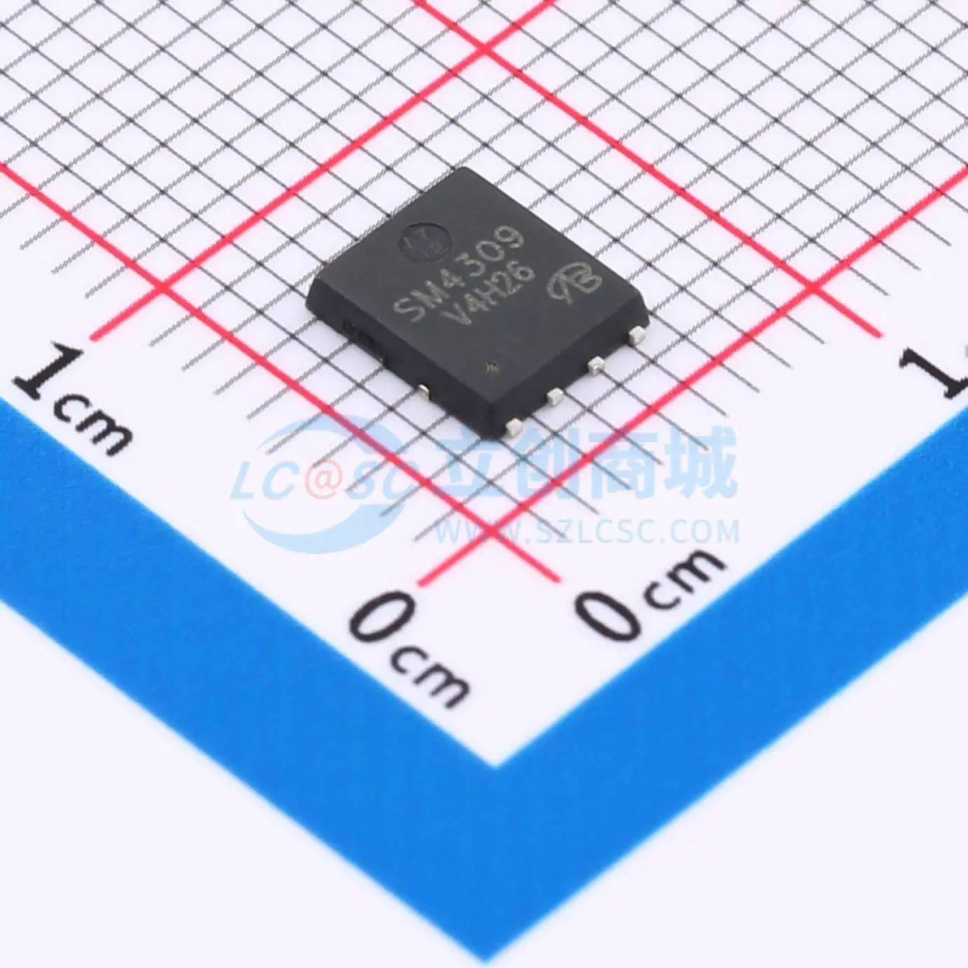 SM4309PSKP-VB 场效应管(MOSFET) DFN-8(5x6) P沟道 75A 30V