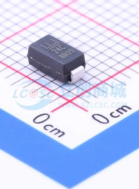 P4SMA24CA 静电和浪涌保护(TVS/ESD) SMA(DO-214AC) VRMW(V) 20.5