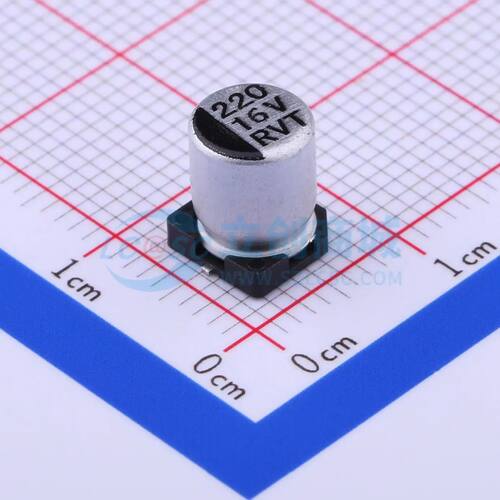 RVT1C221M0607 贴片电解电容 6.3x7.7 220uF  16V